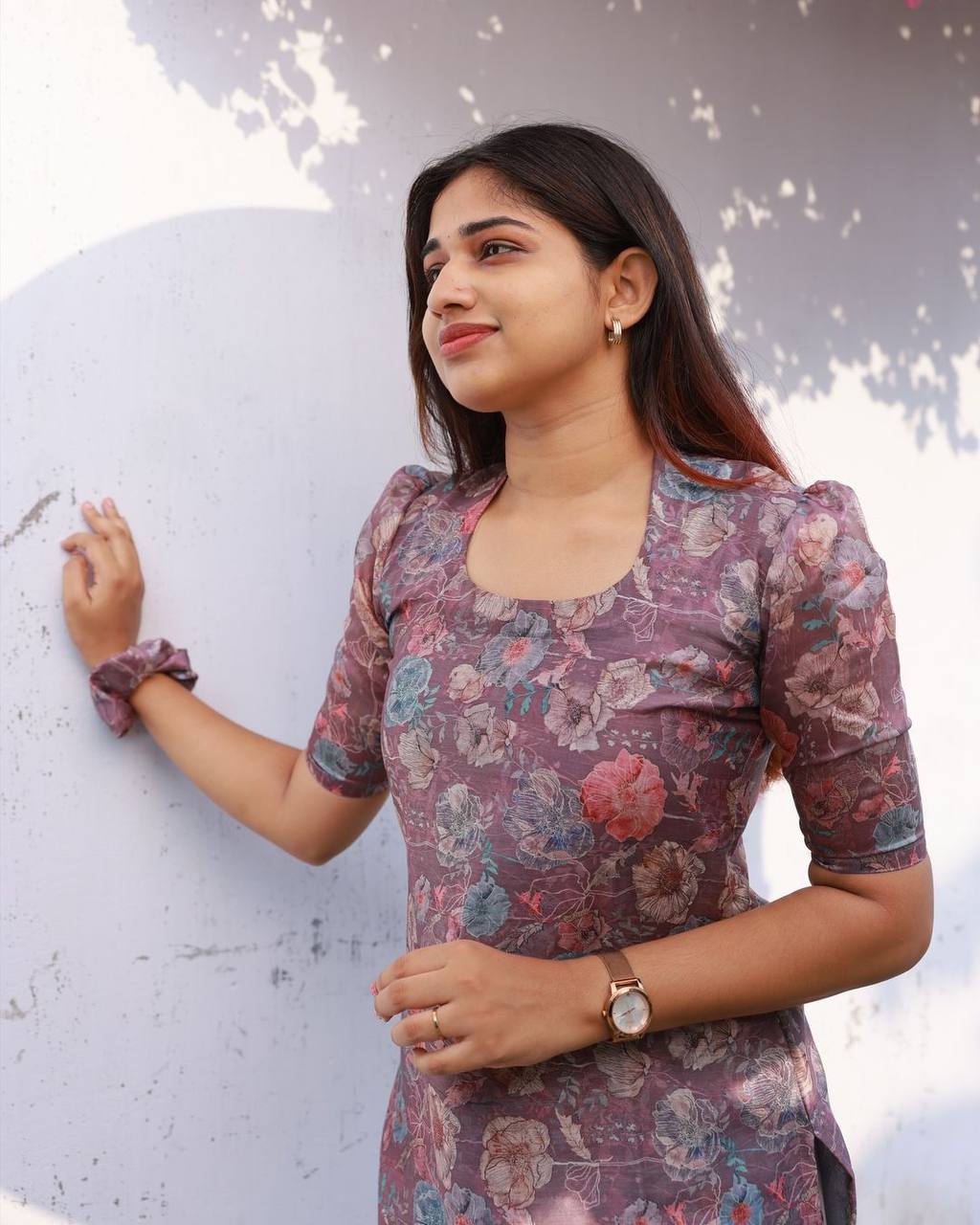 Elegant Floral Cotton Print Kurtis with Lining – Perfect for Any Occasion